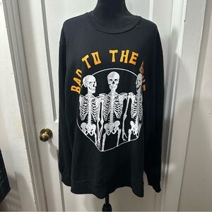 MAD Engine Black Skeleton Sweatshirt